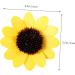 Zerodeko 10Pcs manual Accessories wooden bulk flower head artificial sunflower head wedding petal sunflower wreath decorate Ornament decorations crafts sunflower flower Colorful 6x6cm - Buy Online on GoSupps.com