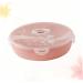 KICHOUSE Appetizer Tray Dried Fruit Snack Tray with Lid Fruit Bowl Candy Containers with Lids Food Trays 28.5*7.3cm Pink - Buy Online on GoSupps.com