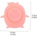 Hohopeti Suction Cup Mat - Kids Placemat for Toddlers and Babies - Pink 11.5X10.5cm - Buy Online on GoSupps.com