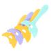NOLITOY 4pcs Eyeliner Silicone Molds Lipstick Eyelash Separator Tool Mascara Drawing Aids Shield Eyes Miss