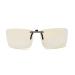 Vyzia Blue Light Blocking Clip-on Computer Lenses for Women and Men | Fits Over Glasses | Reduce Eye Strain and Sleep Better | Dry Eyes Relief | Anti-Blue Light Filter Clip for Digital Screens