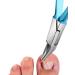Portable Blue Beveled Tip Nail Clippers With Sharp Cutting Edge For Ingrown Nails/hard Nails/gray Nails Practical tool - Buy Online on GoSupps.com