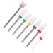 NAROOTE Nail Drill Bits 7Pcs Nail Metal Drill Bits Nail Polishing Burr Manicure Pedicure Accessory Tool Set(TZ-08) - Buy Online on GoSupps.com