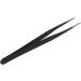 Carriere Black Metal Straight Sharp Tip Tweezer - Buy Online on GoSupps.com