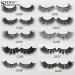 Buy Shidishangpin 3D Natural False Eyelashes - 4 Pairs Fluffy Handmade Volume Strips - Soft & Thick Makeup Cils #G107 - International Shipping Available - Buy Online on GoSupps.com