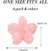 WUBAYI Floral Hair Claw Clips - Strong Hold for Women and Girls with Medium Thick Hair - 6 Pack #004 - Buy Online on GoSupps.com