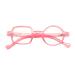 GEMSeven Retro Leopard Irregular Frame Square Round Reading Glasses For Elderly Pink +1.5