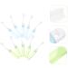 Healeved 20pcs Portable Toothbrush Cleaning Brush Set - Manual Soft Travel Brushes & Wire Accessories for Travel Hygiene - Buy Online on GoSupps.com