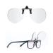Goiteia 380-500nm Blue Light Filter Gaming Glasses Clip-on Gamers & Esport Accessories (Flip up 50% Blue Light Filter Clear)