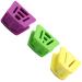 Dental mund proposed dental bite blocks dentist accessories 3 pieces occlusal pad teeth prop bite rubber opener retractor tools