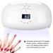 78W UV LED Nail Lamp - Automatic Sensor & Fan Dual Light Nail Dryer for Home & Salon - EU Shipping Available - Buy Online on GoSupps.com