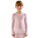 Viskin Kids Seamless Top for Eczema Prone Skin Psoriasis and Itchy Skin Viscose Fibre Clothing for Boys and Girls Absorbs Moisture Soothing and Cooling Effect 5-8 Years Pink 5 - 8 Year Pink