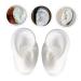 Mobestech 3 Pairs Ear Mold Model - Teaching Holder & Headset Stand for Desk - Soft Clean Imitation Ear for Office & Scientific Use - Buy Online on GoSupps.com