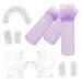POPETPOP 1 Set Bleach Kit Hair Coloring Kit Bleach Hair Kit Hair Oil Bottle Hair Dye Kit Hair Oil Applicator Hair Dye Gloves Root Comb Applicator Bottle Earmuffs Purple Plastic Portable