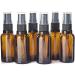 6 Pcs Empty Refillable 30ml Amber Glass Spray Bottles - Perfect for Essential Oils Perfume & Aromatherapy - Buy Online on GoSupps.com