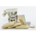 Habi Loofah - Egyptian Shower Loofah Sponge with Free Pumice Stone for Feet | Natural & Creamy - Buy Online on GoSupps.com
