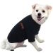 Hualisiji dog sweater fleece dog sweater Small dogs warm dog sweatshirt warm and light with a soft texture easy to wear and light colors (XXL navy blue) XXL navy blue