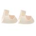 1pair Silicone Heel Cover Non-Slip Heel Sleeve Recorder Kids Heel Sleeves Pads Heel Cups for Heel Pain Heel Support Feet Cushions Plantar Boots T Cloth Outdoor/500 (Color : Beige Size : 9.5x10cm) 9.5x10cm Beige