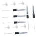 VINTORKY 2 18pcs Mascara Tube 10ml Empty Tube Funnel Dropper Eyebrow Applicator Bottle Liner Tube Black