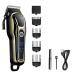 Hair Clippers 2023 Electric Hair Clipper Rechargeable Trimmer Men's Electric Shaver with LCD Display Wireless Beard Trimmer. EU Plug Black