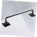 Mikikit 3pcs Single Towel Bar Towels Coat Hangers Towel Rack Frame Hangers Hand Towel Holder Plate Rack Rag Blackx3pcs mediumx3pcs - Buy Online on GoSupps.com