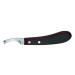F.DICK hoof knife Champion-Curved (Curved right-short-narrow handle laminated wood carbon steel blade: 65 mm) 62462100