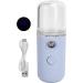 Saluaqui Handheld Face Mist Sprayer Rechargeable Moisturizing Nano Facial Mister Hydrating Face Humidifier Handy Hydrating Sprayer with Visual Water Tank (Light Purple) - Buy Online on GoSupps.com