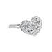 DoubleAccent Mini Heart Magnet Barrette - Austrian Crystal Hair Jewelry in White - Buy Online on GoSupps.com