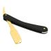 Premium Gold Folding Straight Edge Razor for Men | Close Shave Manual Barber Razor - International Shipping Available - Buy Online on GoSupps.com