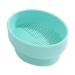 DOITOOL Makeup Brush Scrubber Mat Brush Cleaning Bowl for Makeup Tool Makeup Sponge Cleaner Cleaning Bowl for Makeup Brush Makeup Brush Cleaning Pad Silica Gel Brush Pad Make up