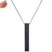 Anti Vaping Necklace Stress Relief Necklace Breathlace Quit Vaping Necklace Help Anxiety Relief Items (Black)