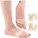 Shining Queen Bunion Corrector Toe Separator for Hallux Valgus & Big Toe Joint Pain Relief - 1 Pair Soft Gel Day/Night Support, Beige - Men & Women - Buy Online on GoSupps.com