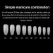 dijiusidy 1 Set False Nail Wear-resistant Fashionable Fine Workmanship Easy Installment Long Service Life Magnificent Manicure Kit Natural Color - Buy Online on GoSupps.com