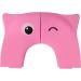 Pokanic Travel Potty Training Seat Cover with Non-Slip Silicone Pads and Carry Bag - Pink | Portable, Reusable Toilet Seat for Kids and Toddlers - Buy Online on GoSupps.com