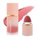 Lophe blush stick matte light and breathable liquid blush liquid waterproof Rouge Beauty wall natural look long-wearing face make for women (03#6.5ml)
