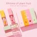 Plumping Lip Oil Set - Hydrating Tinted Lip Balm & Gloss | Moisturizing Fruit Extract Lip Care for Dry Lips - Long Lasting & Non-Sticky (Orange - Buy Online on GoSupps.com