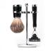 Benjamin Barber Classic 3-Piece Shaving Set | Ebony Razor Set - Stylish Durable & High Quality - International Shipping Available - Buy Online on GoSupps.com