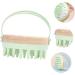 Buy Magiclulu 3ST Shampoo Brush - Scalp Massager & Hair Washing Tool | Eco-Friendly Bamboo - Buy Online on GoSupps.com