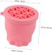 minkissy Makeup Brush Organizer Silicone Holder Makeup Home Brush Pink Portable Foldable Drying Cleaner Bowl Cleaning Mat for Tool Bathroom Travel Scrubber Folding Cosmetic Washing 10x8.5cm Pink - Buy Online on GoSupps.com
