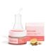 Glow Lip Scrub Balm for Glowing Pink Lips Exfoliates & Dry Chapped & Dark Lips with Glabridin Omega & Vitamin E from Licorice & Olive Peppermint Flavor 12g