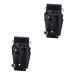 Housoutil leather kit 2st scissor organizer belt pocket scissor holder pocket hairdresser hairdressing bag hairdressing bag hairdressing scissors bag tool bag removable haircut pocket mediumx2pcs blackx2st