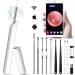 Ear Wax Removal Ear Cleaner with Camera 1080P Ear Cleaning Tool with Light Ear Wax Removal kit Ear Pick Compatible with iPhone Android White