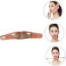 VINTORKY Thin Face Belt Face Band Face Lifting Bandage Face Beauty Belt Double Chin Reducer Orange Spandex - Buy Online on GoSupps.com