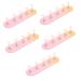 FRCOLOR 5 Sets Nail Practice Holder Decorative Nail Display Nail Stands for Nail Art Fake Nail Holder Nail Decor Fake Nails Creative Nail Stands Plastic Magnetic Storage Box