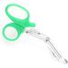 Titanium EMT Trauma Shears 5.5'' Bent Stealth - Green Bandage Shears for Nurses & Students Emergency Room - Buy Online on GoSupps.com