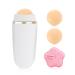 Oil Control On The Go, Oil Absorbing Volcanic Roller with Two Replaceable Volcanic Ball and Cleaning Sponge, Reusable Portable Oil Control Roller, Oil Control Blotting Tool White