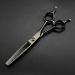 Hair Cutting Scissors 6 Inch Professional Japan 440c Black Bearing Hair Scissors Cutting Barber Haircut Thinning Shears Hairdressing Scissors Set - Buy Online on GoSupps.com