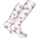 Buy Happy Crazy Uterus White Compression Socks for Men & Women - 15-20 mmHg for Running & Cycling Support - Buy Online on GoSupps.com