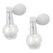 FOMIYES 2pcs Spray Glitter Mist Spray Bottle Spray Powder Makeup Hair Decor Clear Plastic White Make up White 7.5x6cm