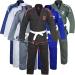 Brazilian Jiu Jitsu Gi BJJ Gi for Men Grappling gi Uniform Kimonos Light, Preshrunk, with White Belt Black A1L